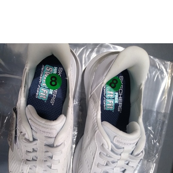 Skechers Women's Swift Fit Athletic Mesh Sneaker White 8 - Picture 2 of 2